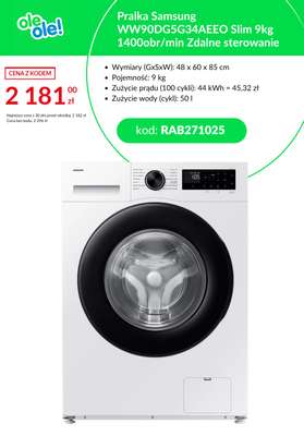 Pralka Samsung WW90DG5G34AEEO Slim 9kg