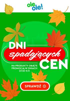 BEST SALE - gazetka promocyjna OleOle! | Dni spadających cen! od czwartku 30.10 