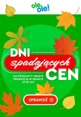 BEST SALE - gazetka promocyjna OleOle! | Dni spadających cen! od czwartku 30.10  BEST SALE - gazetka promocyjna OleOle! | Dni spadających cen! od czwartku 30.10