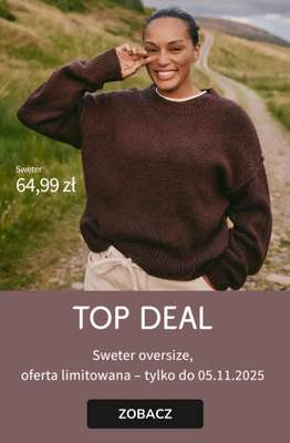 bonprix - gazetka promocyjna TOP DEAL - Sweter za 64,99 zł od czwartku 30.10 do środy 05.11
