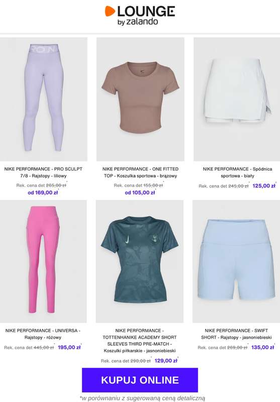 Lounge by Zalando - gazetka promocyjna Specjalne okazje: Nike Performance od czwartku 30.10 do poniedziałku 03.11 - strona 4