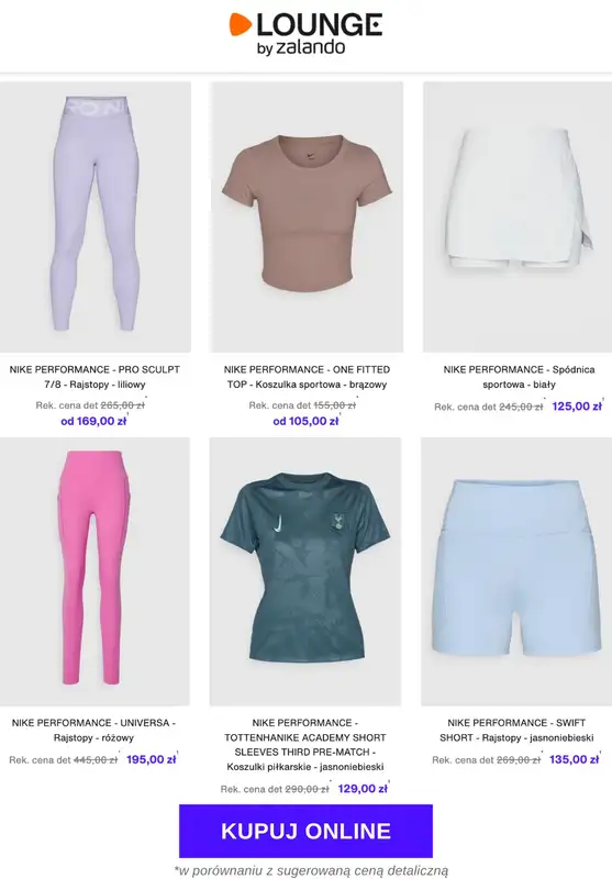 Lounge by Zalando - gazetka promocyjna Specjalne okazje: Nike Performance od czwartku 30.10 do poniedziałku 03.11 - strona 4