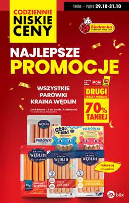Biedronka - gazetka promocyjna Najlepsze promocje! od środy 29.10 do piątku 31.10