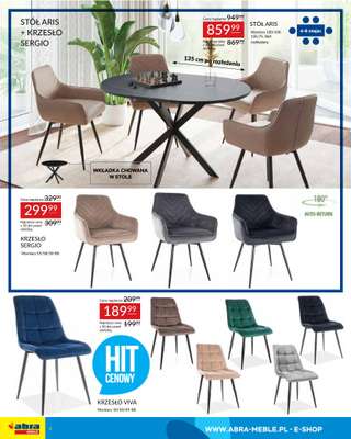 Abra Meble - gazetka promocyjna Moc promocji - stoły i krzesła w super cenach od poniedziałku 03.11 do poniedziałku 17.11 - strona 4
