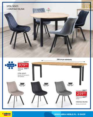 Abra Meble - gazetka promocyjna Moc promocji - stoły i krzesła w super cenach od poniedziałku 03.11 do poniedziałku 17.11 - strona 8