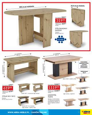 Abra Meble - gazetka promocyjna Moc promocji - stoły i krzesła w super cenach od poniedziałku 03.11 do poniedziałku 17.11 - strona 13
