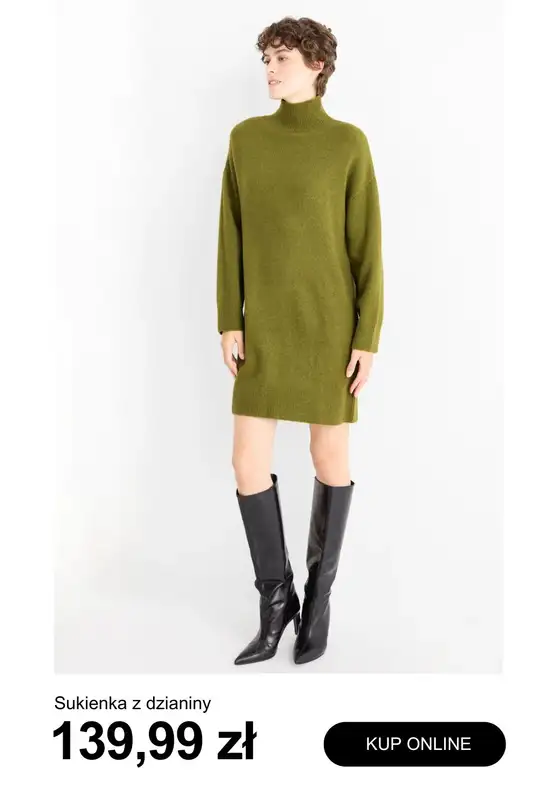 C&A - gazetka promocyjna Sukienki dzianinowe od piątku 31.10  - strona 4