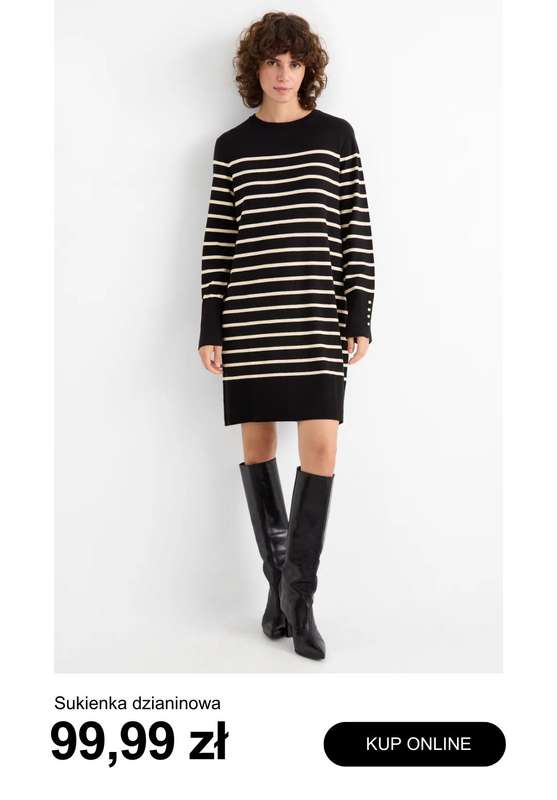 C&A - gazetka promocyjna Sukienki dzianinowe od piątku 31.10  - strona 7