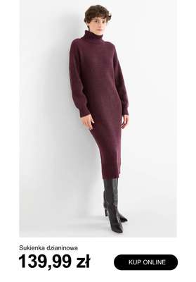 C&A - gazetka promocyjna Sukienki dzianinowe od piątku 31.10  - strona 5