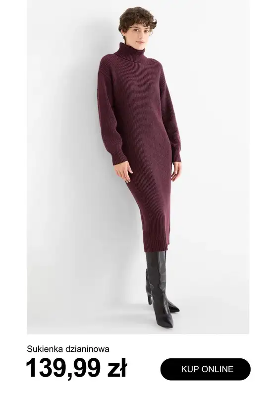 C&A - gazetka promocyjna Sukienki dzianinowe od piątku 31.10  - strona 5