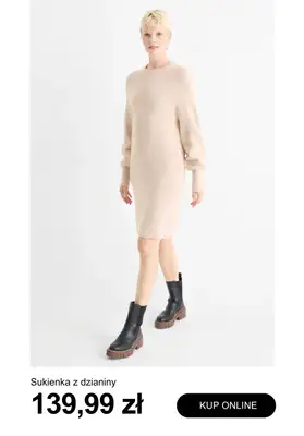 C&A - gazetka promocyjna Sukienki dzianinowe od piątku 31.10  - strona 10 C&A - gazetka promocyjna Sukienki dzianinowe od piątku 31.10  - strona 10