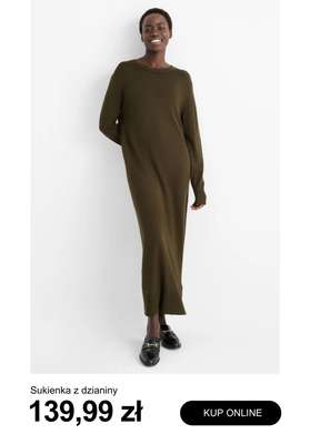 C&A - gazetka promocyjna Sukienki dzianinowe od piątku 31.10  - strona 8