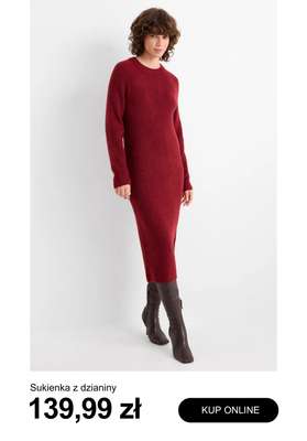 C&A - gazetka promocyjna Sukienki dzianinowe od piątku 31.10  - strona 2
