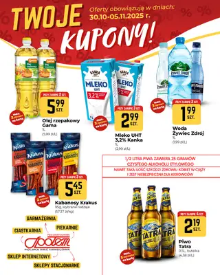 Społem Częstochowa - gazetka promocyjna Plakaty promocyjne od czwartku 30.10 do środy 05.11 - strona 2 Społem Częstochowa - gazetka promocyjna Plakaty promocyjne od czwartku 30.10 do środy 05.11 - strona 2