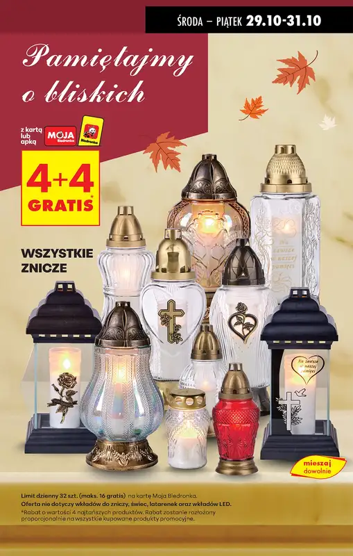 Biedronka - gazetka promocyjna Kwiaty i znicze w Biedronce   - strona 2