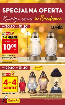 #ZNICZE - gazetka promocyjna Biedronka I Kwiaty i znicze od czwartku 30.10 do piątku 31.10 #ZNICZE - gazetka promocyjna Biedronka I Kwiaty i znicze od czwartku 30.10 do piątku 31.10