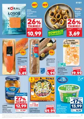 Kaufland - gazetka promocyjna Oferta Kaufland od środy 29.10 do środy 05.11 - strona 41 Kaufland - gazetka promocyjna Oferta Kaufland od środy 29.10 do środy 05.11 - strona 41