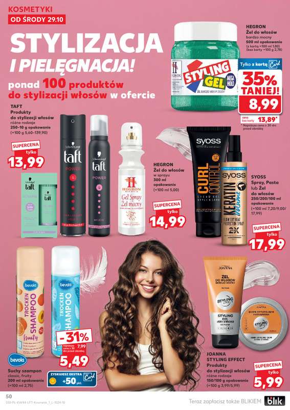 Kaufland - gazetka promocyjna Oferta Kaufland od 艣rody 29.10 do 艣rody 05.11 - strona 50 Kaufland - gazetka promocyjna Oferta Kaufland od 艣rody 29.10 do 艣rody 05.11 - strona 50