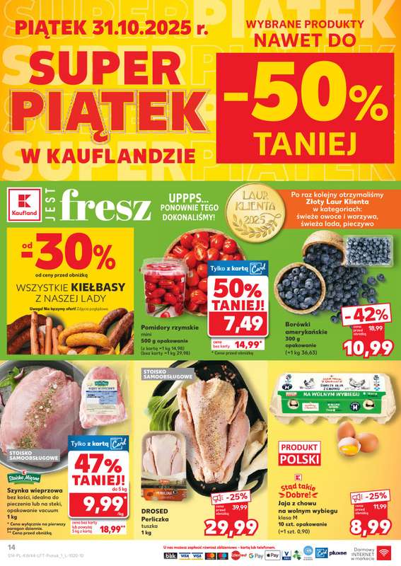 Kaufland - gazetka promocyjna Oferta Kaufland od środy 29.10 do środy 05.11 - strona 14 Kaufland - gazetka promocyjna Oferta Kaufland od środy 29.10 do środy 05.11 - strona 14