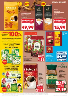Kaufland - gazetka promocyjna Oferta Kaufland od środy 29.10 do środy 05.11 - strona 45 Kaufland - gazetka promocyjna Oferta Kaufland od środy 29.10 do środy 05.11 - strona 45