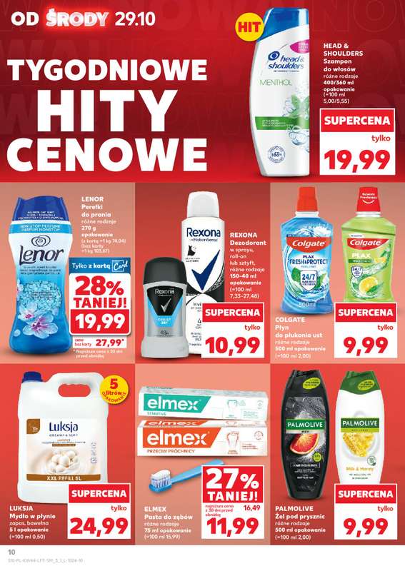 Kaufland - gazetka promocyjna Oferta Kaufland od 艣rody 29.10 do 艣rody 05.11 - strona 10 Kaufland - gazetka promocyjna Oferta Kaufland od 艣rody 29.10 do 艣rody 05.11 - strona 10
