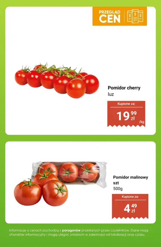 Dino - gazetka promocyjna Owoce i warzywa - przegląd cen   - strona 3