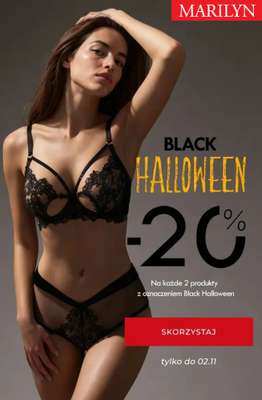 BEST SALE - gazetka promocyjna Marilyn | -20% Black Halloween od czwartku 30.10 do niedzieli 02.11