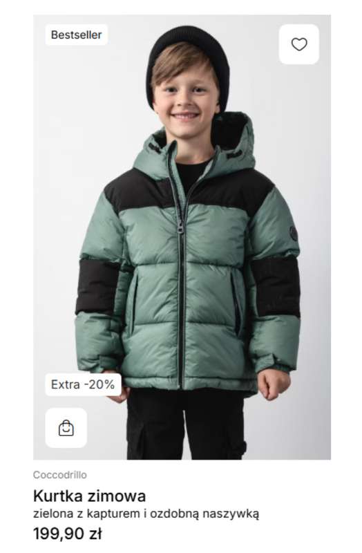 BEST SALE - gazetka promocyjna Coccodrillo | -20% na okrycia wierzchnie od czwartku 30.10  - strona 3