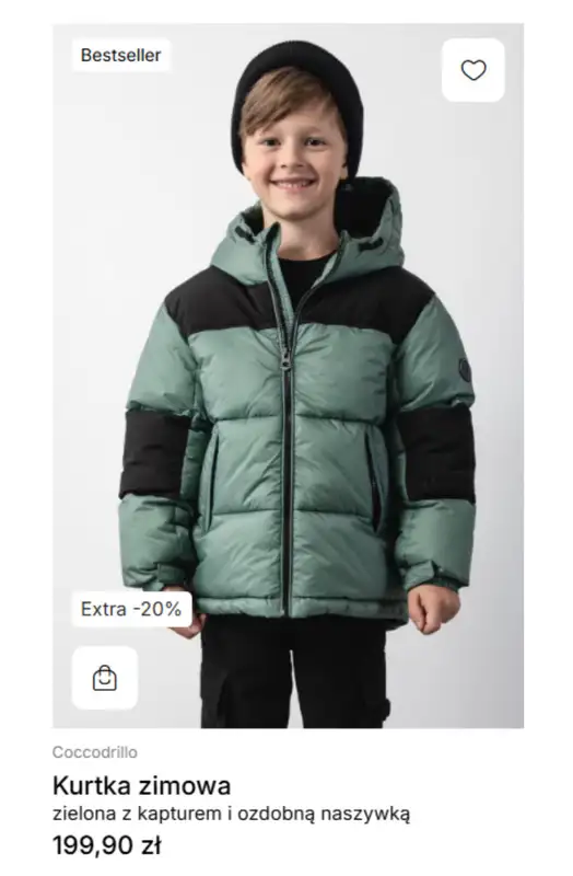 BEST SALE - gazetka promocyjna Coccodrillo | -20% na okrycia wierzchnie   - strona 3