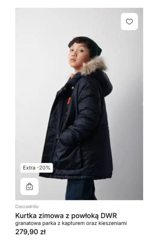 BEST SALE - gazetka promocyjna Coccodrillo | -20% na okrycia wierzchnie od czwartku 30.10  - strona 6