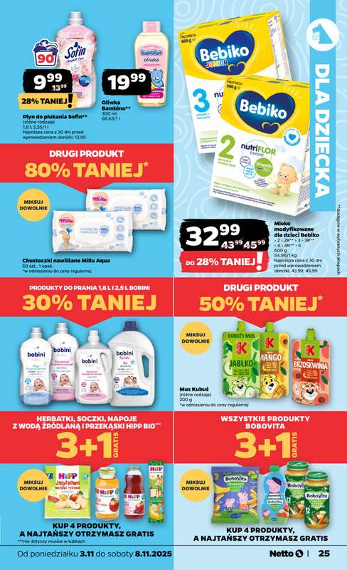 Netto - gazetka promocyjna Gazetka Spożywcza od poniedziałku 03.11 do soboty 08.11 - strona 25