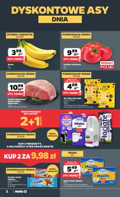 Netto - gazetka promocyjna Gazetka Spożywcza od poniedziałku 03.11 do soboty 08.11 - strona 2 Netto - gazetka promocyjna Gazetka Spożywcza od poniedziałku 03.11 do soboty 08.11 - strona 2