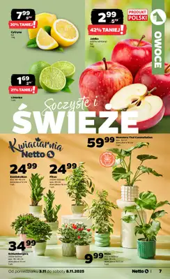 Netto - gazetka promocyjna Gazetka Spożywcza od poniedziałku 03.11 do soboty 08.11 - strona 7 Netto - gazetka promocyjna Gazetka Spożywcza od poniedziałku 03.11 do soboty 08.11 - strona 7