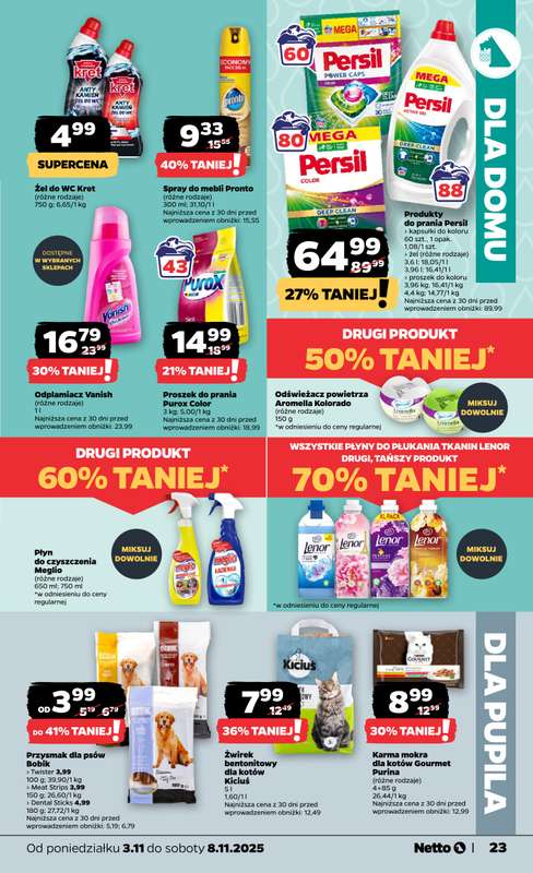 Netto - gazetka promocyjna Gazetka Spożywcza od poniedziałku 03.11 do soboty 08.11 - strona 23