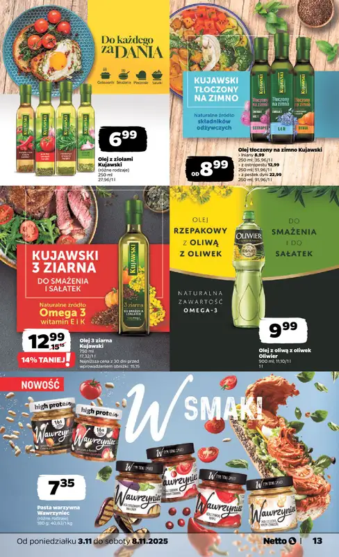 Netto - gazetka promocyjna Gazetka Spożywcza od poniedziałku 03.11 do soboty 08.11 - strona 13