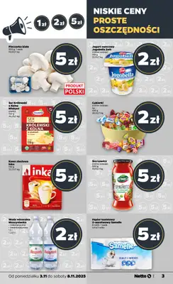 Netto - gazetka promocyjna Gazetka Spożywcza od poniedziałku 03.11 do soboty 08.11 - strona 3 Netto - gazetka promocyjna Gazetka Spożywcza od poniedziałku 03.11 do soboty 08.11 - strona 3