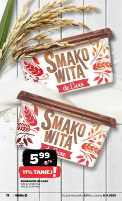 Netto - gazetka promocyjna Gazetka Spożywcza od poniedziałku 03.11 do soboty 08.11 - strona 12 Netto - gazetka promocyjna Gazetka Spożywcza od poniedziałku 03.11 do soboty 08.11 - strona 12