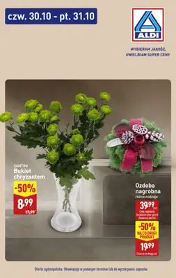 Aldi - gazetka promocyjna Nowe promocje w Aldi! od czwartku 30.10 do piątku 31.10 Aldi - gazetka promocyjna Nowe promocje w Aldi! od czwartku 30.10 do piątku 31.10