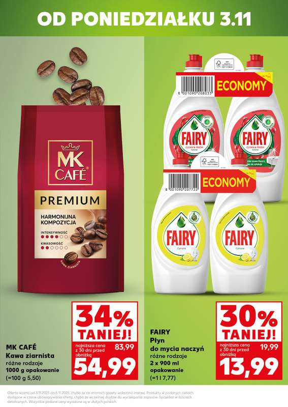 Kaufland - gazetka promocyjna Mocny Start od poniedzia艂ku 03.11 do 艣rody 05.11 - strona 3 Kaufland - gazetka promocyjna Mocny Start od poniedzia艂ku 03.11 do 艣rody 05.11 - strona 3