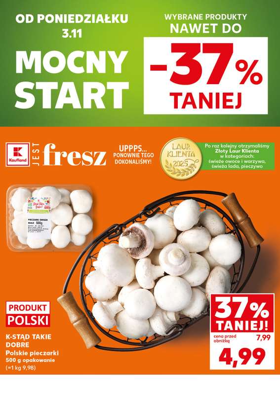 Kaufland - gazetka promocyjna Mocny Start od poniedzia艂ku 03.11 do 艣rody 05.11 - strona 2 Kaufland - gazetka promocyjna Mocny Start od poniedzia艂ku 03.11 do 艣rody 05.11 - strona 2