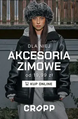Cropp - gazetka promocyjna Akcesoria zimowe dla niej – od 19,99 zł od czwartku 30.10 