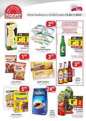 Delikatesy Sezam - gazetka promocyjna Gazetka od czwartku 13.11 do środy 26.11