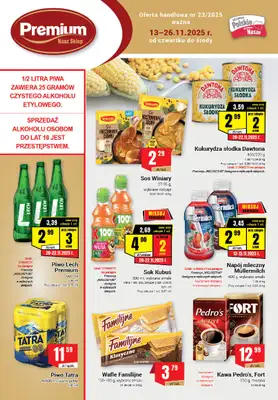 Premium - gazetka promocyjna Gazetka Premium od czwartku 13.11 do środy 26.11