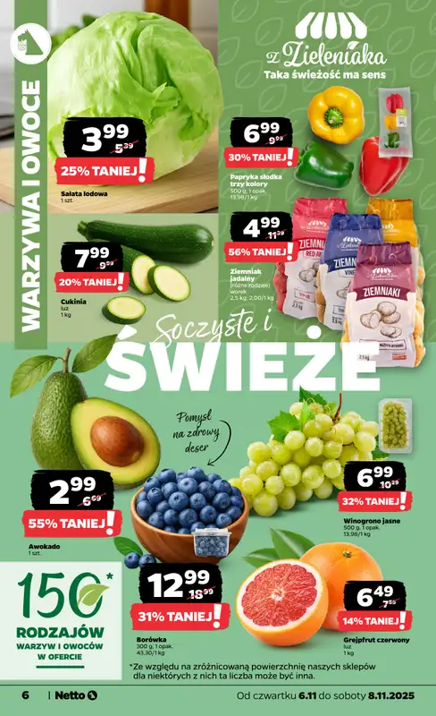 Netto - gazetka promocyjna Gazetka Spożywcza od czwartku 06.11 do soboty 08.11 - strona 6
