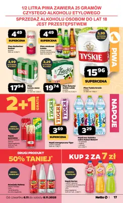Netto - gazetka promocyjna Gazetka Spożywcza od czwartku 06.11 do soboty 08.11 - strona 17