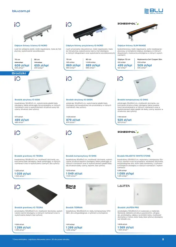 Blu Salony Łazienek - gazetka promocyjna Gazetka od soboty 01.11 do soboty 28.02 - strona 11