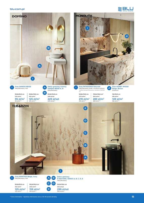 Blu Salony Łazienek - gazetka promocyjna Gazetka od soboty 01.11 do soboty 28.02 - strona 5