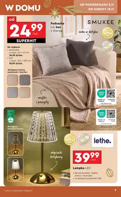 Biedronka - gazetka promocyjna Okazje tygodnia od 3.11 od poniedziałku 03.11 do środy 19.11 - strona 9 Biedronka - gazetka promocyjna Okazje tygodnia od 3.11 od poniedziałku 03.11 do środy 19.11 - strona 9