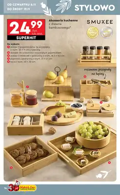 Biedronka - gazetka promocyjna Okazje tygodnia od 3.11 od poniedziałku 03.11 do środy 19.11 - strona 14 Biedronka - gazetka promocyjna Okazje tygodnia od 3.11 od poniedziałku 03.11 do środy 19.11 - strona 14