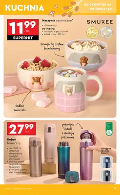 Biedronka - gazetka promocyjna Okazje tygodnia od 3.11 od poniedziałku 03.11 do środy 19.11 - strona 13 Biedronka - gazetka promocyjna Okazje tygodnia od 3.11 od poniedziałku 03.11 do środy 19.11 - strona 13